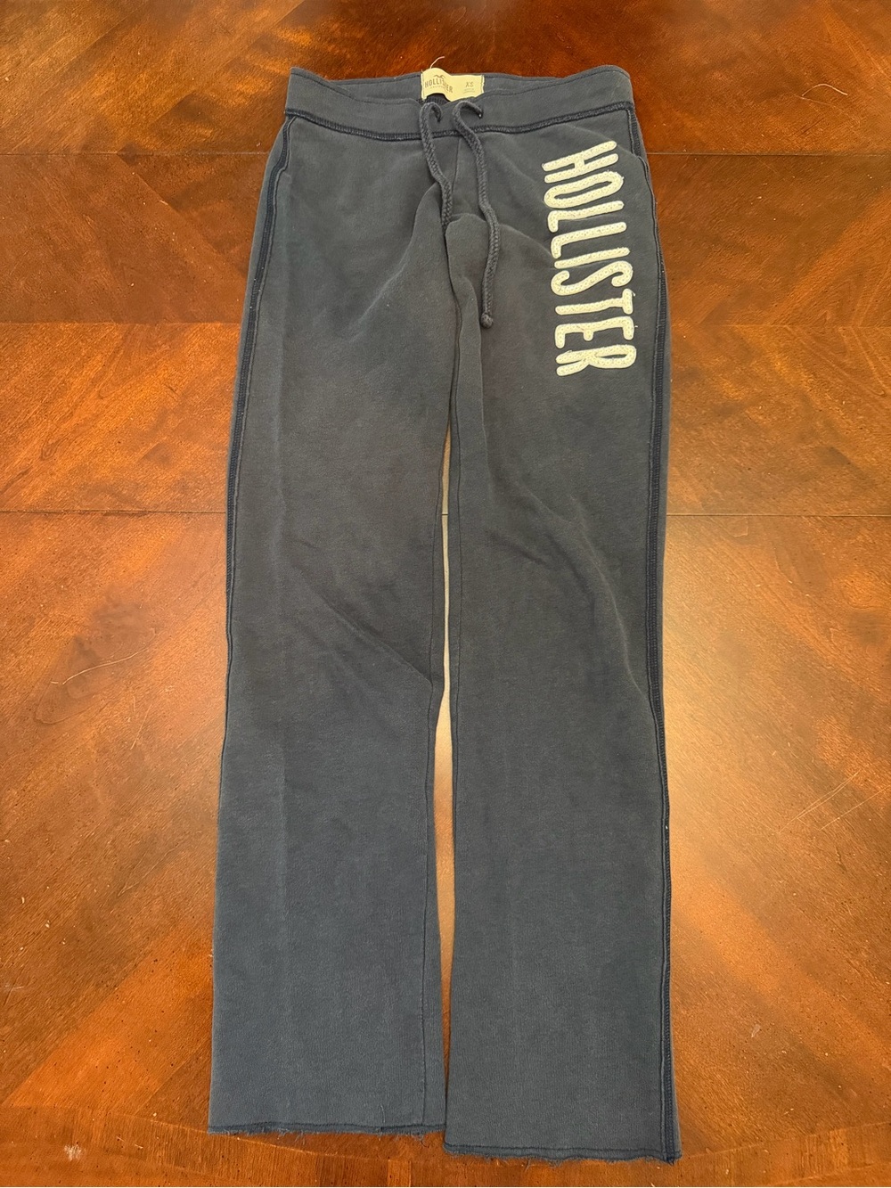 Hollister Y2K Vintage Women's Navy Logo Sweatpants